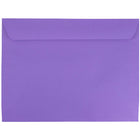 JAM Paper - Enveloppes à brochures recyclées, 9 x 12 po, violet, 25/paquet (1531752)-Enveloppes à brochures recyclées violet