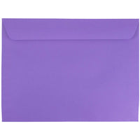 JAM Paper - Enveloppes à brochures recyclées, 9 x 12 po, violet, 25/paquet (1531752)-Enveloppes à brochures recyclées violet