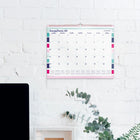 AT-A-GLANCE – Calendrier mural mensuel à rayures de carrousel 2027 – 11 7/8 po H x 14 7/8 po l – bilingue-Papier ameliore resistant aux bavures