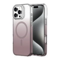 AXS - Crystal Shield Étui D3O fabriqué avec du plastique recyclé MagSafe compatible pour Apple iPhone 16 Pro Max - Nu Dégradé Dégradé-Design minimaliste offrant une protection contre les chutes de 6 pieds