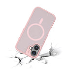 TUFF8 - iPhone 16 -  GlideGuard Rugged Back Case - Rose-Compatible MagSafe : Les étuis MagSafe TUFF8 sont dotés d'aimants puissants pour un alignement sûr avec n'importe quel chargeur MagSafe et sans fil pour une charge plus rapide et plus facile.