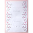 Rosedale - Cartes De souhaits Mariage Générale 5-1/2 po x 8 po / Enveloppes - Paquet de 12 - Coeur Floral-Imprimées sur un papier de qualité non couché