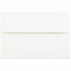 JAM Paper Enveloppes d'invitation A8 doublées d'aluminium - 5,5 x 8,125 po - Blanc avec feuille d'or - paquet de 25-Taille : A8 (5,5 x 8,125 pouces), Excellent moyen de rendre vos occasions encore plus spéciales