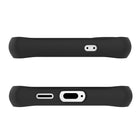 ITSKINS - Coque Givrée Hybrid_R Compatible avec Accessoires Magnétiques pour Samsung Galaxy S24 - Noir-Compatible avec les chargeurs et accessoires MagSafe