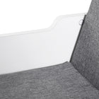 HOMCOM - Bibliothèque à 6 compartiments avec coussin de siège - gris-Convient pour le salon, la chambre, le bureau, la salle d'étude, etc