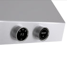 KUCHT KRH480-SS-C 48 po Hotte murale - avec commandes numériques - 1200 CFM - Acier inoxydable-Hotte professionnelle de haute qualité en acier inoxydable 430, épaisseur 1,0 mm, qui rehaussera l’apparence de votre cuisine gastronomique