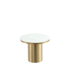 Manhattan Comfort - Ensemble de 2 tables basses et d’appoint Glenn moderne et glamour - Or-10
