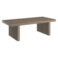 Hudson&Canal - Table basse rectangulaire Soren (48 po de largeur) - Chêne gris vieilli-Un design contemporain moderne pour votre salon, votre bureau et plus encore