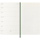 Moleskine - 2026 Agenda semainier Classic 12 mois à couverture souple - 5" x 8.25" - Vert myrte-Outils pratiques : calendrier, planification de voyages, idées et objectifs, pages lignées pour les notes