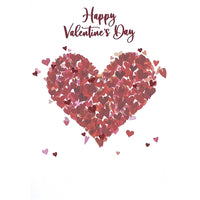 Mill Brook Studio - Cartes De Souhaits De La Saint-Valentin / Enveloppes - 5-3/8 po x 7-3/4 po - Cœurs - Paquet de 18-Cartes de souhaits qualité boutique