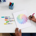 Sharpie - Marqueurs permanents − Pointe ultra-fine − Couleurs variées − Paquet de 12-Encre permanente sur la plupart des surfaces difficiles à marquer
