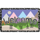 Ashley Productions - The Original Fun Mat - Tapis de Bienvenue - 18" x 30" - Bienvenue aux Montagnes Magiques-Mesures et design : Le paillasson de bienvenue Magic Mountains mesure 18 po x 30 po.