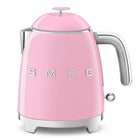 SMEG - Bouilloire électrique mini de 3 tasses au style rétro 50S - Rose-Base pivotante à 360° permettant de placer la bouilloire dans n'importe quelle position
