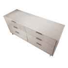 Manhattan Comfort Granville Modern Chest and Double Dresser Set - Light Grey-10