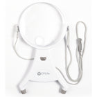 OttLite - Loupe LED 4 po mains libres - Blanche-Le cordon ajustable et les pieds en caoutchouc antidérapants maintiennent la loupe en place