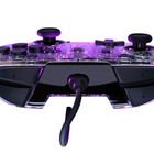 Turtle Beach - Manette de gaming RGB filaire Afterglow pour Nintendo Switch 2 - Transparente-Prise casque jack 3,5 mm pour l'audio et le chat USB 