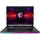 MSI - Ordinateur portable de jeu Raider GE78 HX 17" QHD+ 240 Hz - Intel i9-14900HX - RTX 4090 - SSD NVMe 2 To - 64 Go RAM DDR5 - Win 11 Pro-Présentation de la puissance des performances de jeu : le puissant processeur Intel Core i9 14900HX conçu pour faire passer votre expérience de jeu au niveau supérieur. 