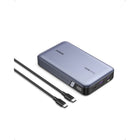 UGREEN - Chargeur portable Nexode 100 W 3 ports 20 000 mAh - Argent-Recharge ultra rapide de 100W : La batterie externe offre une puissance de sortie de 100W via le port USB-C1, permettant de recharger un MacBook Pro 16" à 42 % en seulement 30 minutes, ou un iPhone 15 à 60 % dans le même délai. Moins d’attente, plus de temps pour profiter de vos appareils.