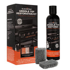 Blackstone - Ensemble de restauration pour plaque chauffante-Le kit comprend une bouteille de 8 fl oz de rénovateur et des tampons à récurer (qté : 2)
