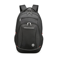 Swissdigital - Sac à dos noir SURSEE avec localisateur SDD-SDD FINDER - Équipé de SDD Finder, compatible avec le réseau Localiser d'Apple et le système Android. Si vous perdez vos objets de vue, vous pouvez les localiser facilement et à tout moment grâce aux applications Localiser d'Apple et Swissdigital Design. De plus, une alarme sonore jusqu'à 110 dB peut être activée à distance pour les retrouver ou alerter les autres. Le SDD Finder permet une interaction Bluetooth continue entre votre appareil mobile e