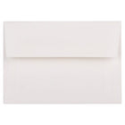 JAM Paper Enveloppes d'invitation Strathmore A1 4 barres - 3,625 x 5,125 po - Vergé blanc brillant - paquet de 50-Couleur blanche