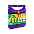 Crayola - Mallette de coloriage Clicks-Marqueurs lavables et matériel d'art aux couleurs vibrantes : les couleurs vives et éclatantes de crayola stimulent l'imagination et permettent de dessiner, de colorier et d'esquisser en toute créativité!