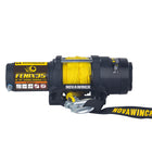 NovaWinch FENIX treuil électrique 12 V, capacité de 3 500 lb avec câble synthétique, interrupteur au guidon et télécommande-Capacité de traction de 3 500 lb pour récupération de VTT, remorques et autres utilisations horizontales