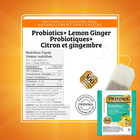 Twinings - Sachets de tisane Supermélanges Probiotiques+ Citron et gingembre - paquet de 18-Contient des probiotiques BC30MC indiqués dans la liste des ingrédients comme Bacillus coagulans GBI-30, 6086