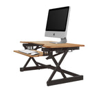 Rocelco - Support de bureau réglable pour clavier assis/debout 32" avec tapis anti-fatigue - Teck-Supporte 35 livres