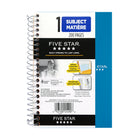 Five Star - Cahier de notes de qualité supérieure - 5 po x 7 po - variés - 160 pages-Pages perforées Neat Sheet