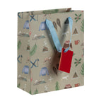 General Supply Goods + Co - Sac-cadeau moyen - Motif des Fêtes-Fini mat et motifs d’hiver fantaisistes