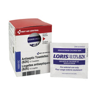 First Aid Central - Lingettes antiseptiques First Aid Central - paquet de 10-Antiseptique