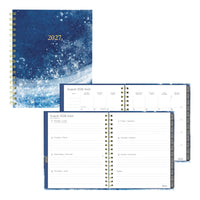 Blueline - Agenda Hebdomadaire/Mensuel - 9 1/4 po H x 7 1/4 po l - Motif Celestial - Bilingue-17 mois, d’août à décembre