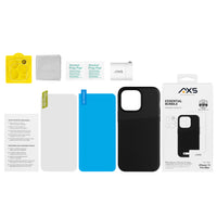 Axessorize - Pack essentiel AXS pour Apple iPhone 15 Pro Max-Étui PROTech: Étui résistant aux chutes avec des poches d’air absorbant les chocs