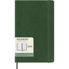 Moleskine - 2025 Agenda hebdomadaire à grande couverture souple - 5" x 8.25" - Vert myrte-Daté De Janvier À Décembre 2025