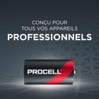 Duracell - Piles alcalines C Procell - paquet de 12-5