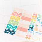 The Happy Planner - 2025-2026 Calendrier de bureau de 12 mois Petal Poetry -10