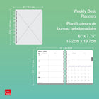 BrownTrout - Agenda de bureau 12 mois Crackled Blush 2026-Caractéristiques - 12 mois (janvier-décembre 2026) , 15,2 cm x 19,69 cm , 128 pages