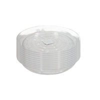 Blooms – Soucoupe transparente - 10 po - paquet de 10-Idéal pour pots de taille moyenne