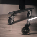 MotionGrey - Roues pivotantes robustes 3 po - Roulettes avec freins - Argent-9