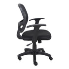 Brassex - Kelvis Chaise de bureau - noire-Mécanisme papillon