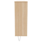 Nexera - Console de rangement 2 portes Slim, Érable doré-Finition en MDF de qualité supérieure laqué, texturé et mélamine résistante aux égratignures, aux taches et à l'eau pour votre usage quotidien