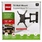 RCA - Support mural articulé pour téléviseur RCA de 13 po à 37 po - Noir-S’étend de 14 " du mur pour un accès facile au câble