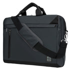 Vangoddy - Adler Sac messager pour ordinateur portable jusqu'à 15,6 po - Gris métallisé-Mallette de transport/sac pour ordinateur portable polyvalente 2 en 1, idéale pour le travail, l'école et un usage quotidien. Peut être converti en sac messager CrossBody ou simplement en sac de transport (porte-documents)