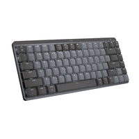 Logitech - MX Mechanical Mini Clavier Sans Fil Rétroéclairé Performant - Commutateurs Cliquables-Frappe Mécanique Fluide : Le mini clavier MX Mechanical avec boutons Cliquables offre une sensation accrue et flux avec moins de bruit. Commutateurs Tactiles et Linéaires aussi disponibles