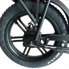 GoTyger - Vélo électrique deux-places 20 po pneu 4.0 avec roue OPC 48V 500W-Des pneus surdimensionnés extra-larges de 4 pouces offrent une adhérence supérieure sur la neige, le sable et la chaussée