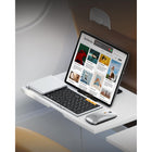 ProtoArc - Combinaison clavier et souris Bluetooth pliable - Noir/Argent-Kit tout-en-un prêt pour voyager : comprend une housse rigide de transport avec un support pliable pour iPads/tablettes de 4 à 11 pouces