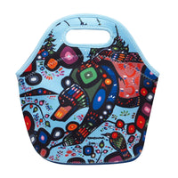 Oscardo - Sac-repas Bear de John Rombough-Motifs d’art autochtone authentiques - Met en valeur de magnifiques œuvres d’art créées par des artistes des Premières Nations, inuits et métis de partout au Canada, apportant la richesse des cultures autochtones et leur créativité au quotidien