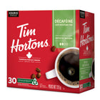 Tim Hortons - Café décaféiné capsules K-Cup à usage unique - paquet de 30-30 capsules