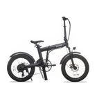 Decent Living - Vélo électrique pliable à gros pneus, 20 pouces-Pneus larges de 10 cm et fourche à suspension